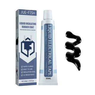 Fita Isolante Líquida EELHOE (Preta 50ml) Selante para Baterias de Lítio, Adesivo Impermeável para Placas de Circuito, R