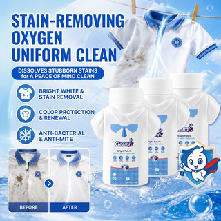JMY-Removedor De Manchas , Fixador De Cores , Limpador De Uniforme Escolar De Oxigênio Ativo