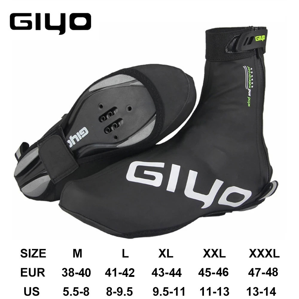 GIYO RD-100 Capas Para Sapatos De Ciclismo Inverno À Prova De Vento D'água De Lã Estrada MTB