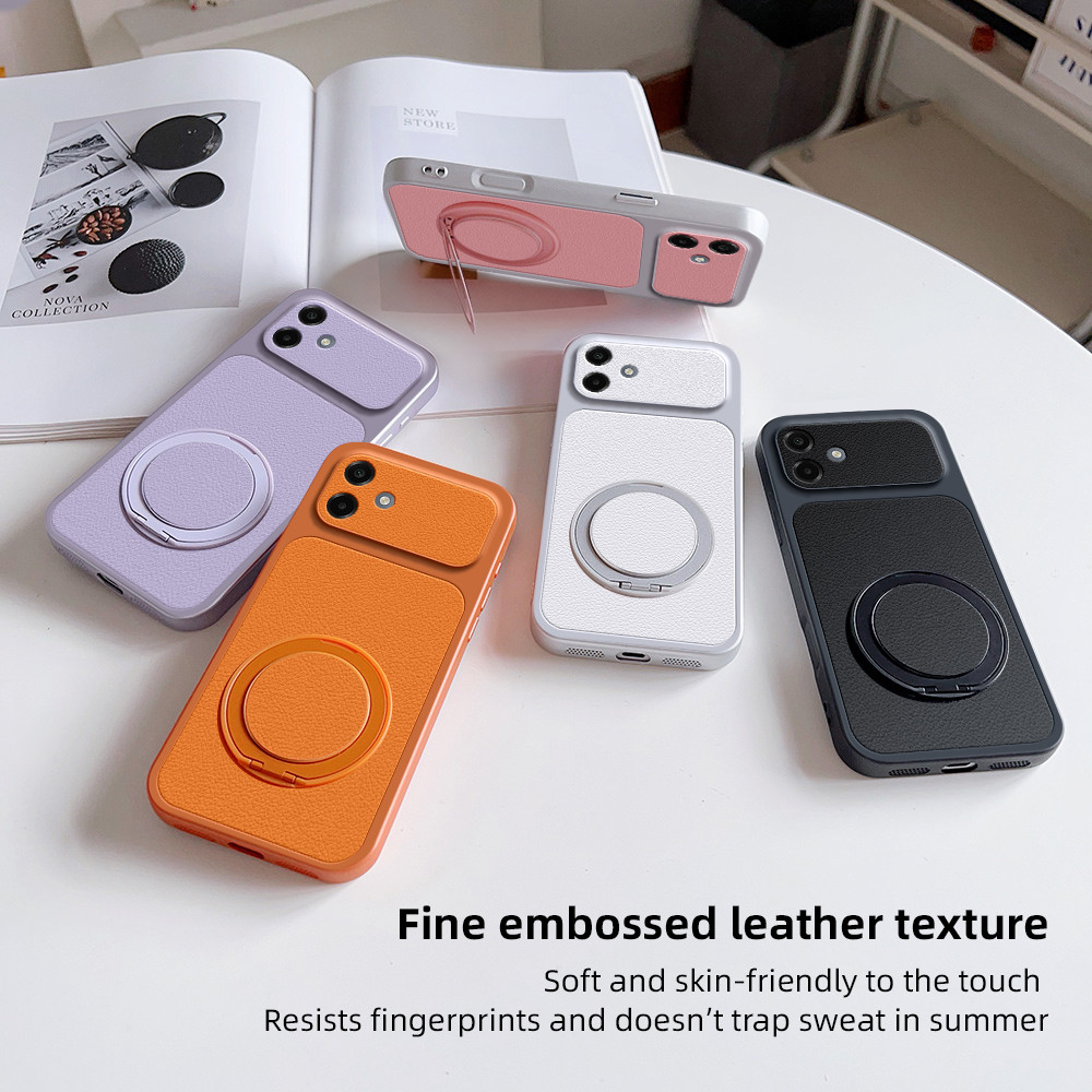 Capa De Telefone Magnética Giratória 360 Luxuosa Para Samsung Galaxy A07 A06 A05S A05 A04E A04 A04S A03S A02S A17 A16 A1
