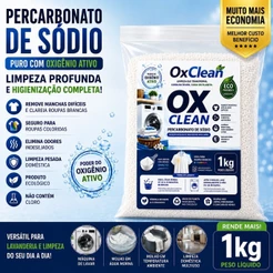 Percarbonato 100% Puro para limpeza em geral, clareador de roupas Premium Original