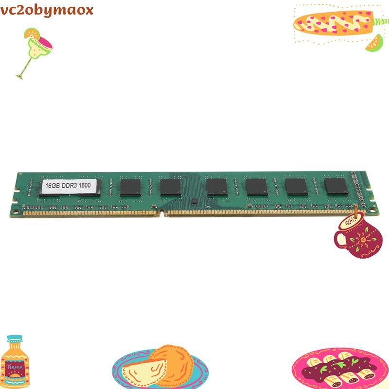 DDR3 16GB 1600Mhz DIMM PC3-12800 1.5V 240 Pinos Desktop Memória RAM Não ECC Para Soquete AM3 AM3 + FM1 FM2 Placa-Mãe vc2