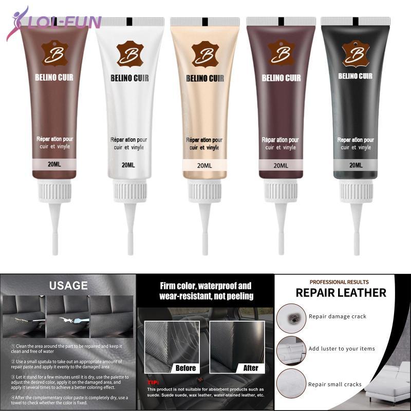 [Brcolaxi1] Creme De Recoloração De Couro Restauração Tintura Multiuso Profissional Para Sofá , Sapatos , Bolsa , Móveis