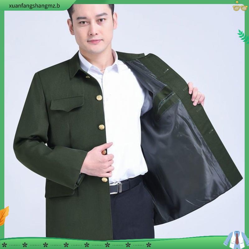 Zhongshan roupas de meia-idade idosos pai roupas zhongshan terno masculino idosos zhongshan masculino vovô roupas