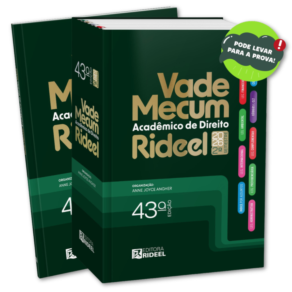 Novo Vade Mecum Acadêmico Direito Rideel 43a Edição 2026