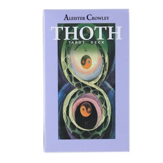 2026 Novo Estilo 78 Folhas Alester crowley thhoth Tarot Deck Jogo Paly Party Game20260903