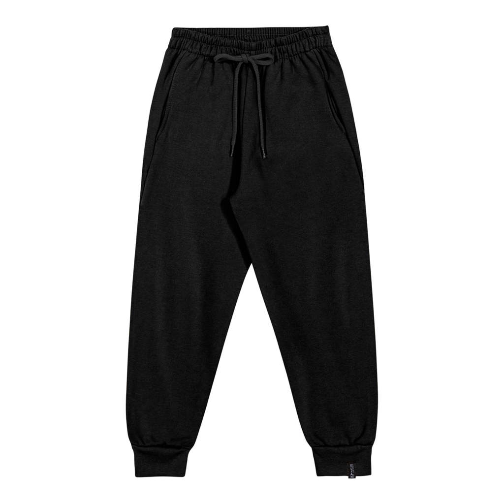 Calça Infantil Menino Moletom Felpado Elian Preto