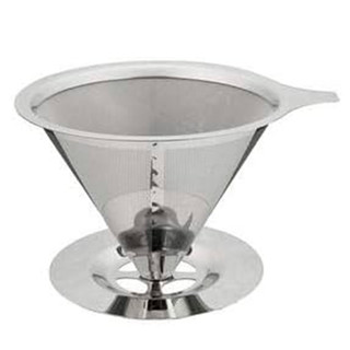 Coador Filtro De Café Aço Inox Reutilizável Sem Papel V60