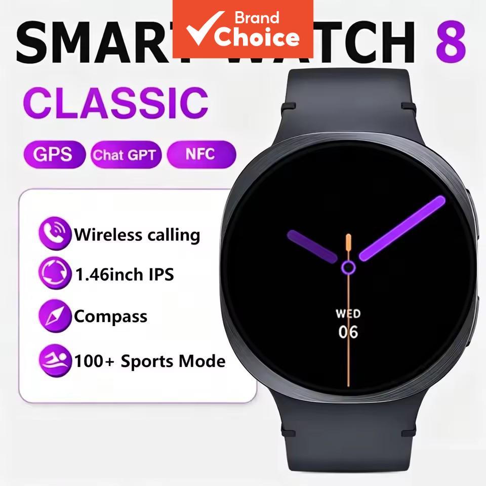 Novos Smartwatches Inteligentes Masculinos, Relógios Esportivos com Monitor Cardíaco, Chamada Bluetooth, Relógio à Prova