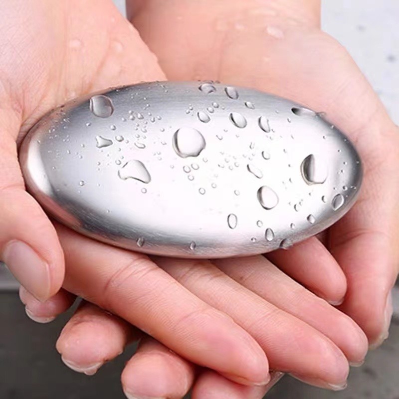Sabonete Mágico Cozinha Tira Odor Cheiro Forte Nas Mãos Praticidade Higiene Inox Anti Odor