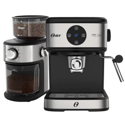 Kit Cafeteira Espresso Double Digital e Moedor de Café Precision 18 níveis Oster