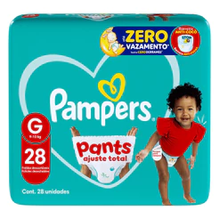 Fralda Descartável Pampers Pants Mega G 28 Unidades