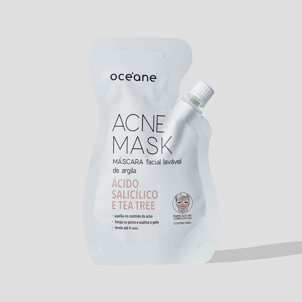 Máscara Facial Antiacne com Ácido Salicílico - Acne Mask 35ml