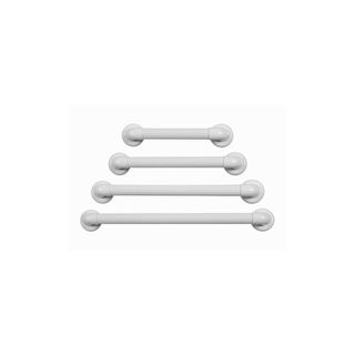 Barra De Apoio Acessibilidade 60cm Reta Em Pvc Astra Branca
