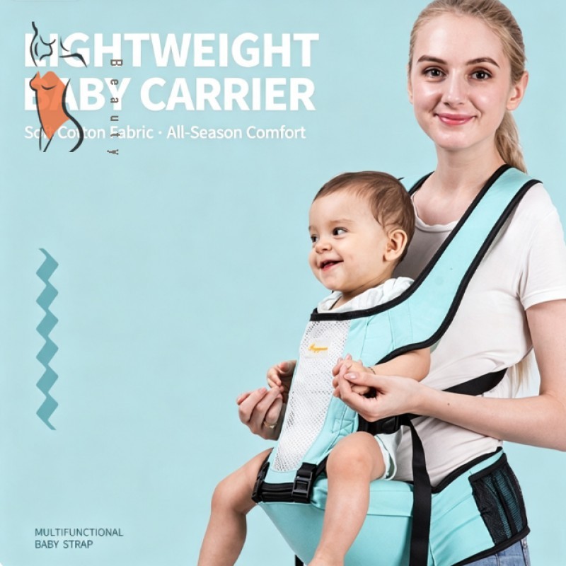 Banco De Cintura Para Porta-Bebês-Suporte De Ombro Respirável Portátil Mãe E Bebê