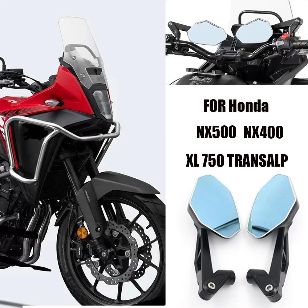 NX 500 400 XL750 Transalp Espelho Da Motocicleta Para Honda NX500 NX400 Acessórios Modificados Lateral Dobrável