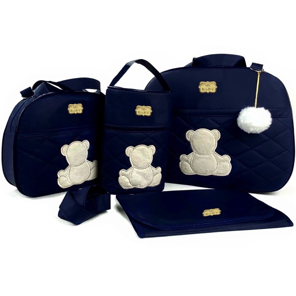 Kit Bolsas de Maternidade Bebê Simples Impermeável