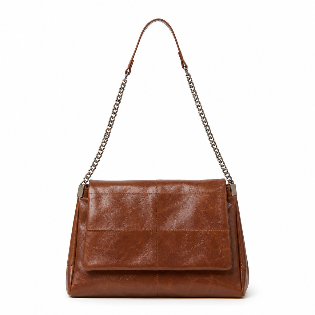 Bolsa Tiracolo Corrente Passeio,Bolsa Crossbody De Couro PU De Grande Capacidade Feminina Elegante Alça Ajustável
