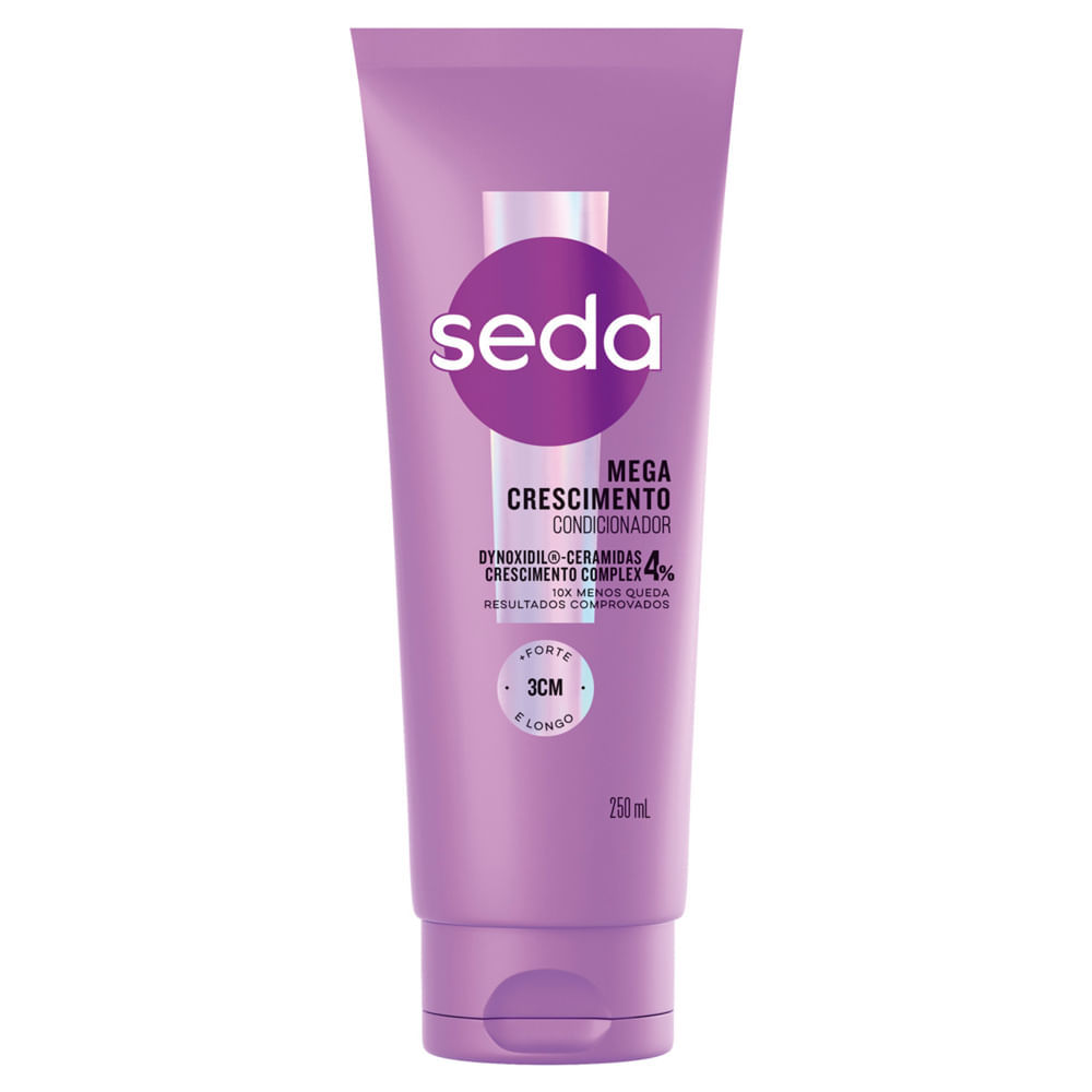 Condicionador Seda Mega Crescimento Dynoxidil e Ceramidas Crescimento Complex 4% 250ml