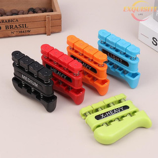 Treinador de dedos para ambas as mãos, fortalecedor de mãos bidirecional, dispositivo de prática de guitarra, treinador 