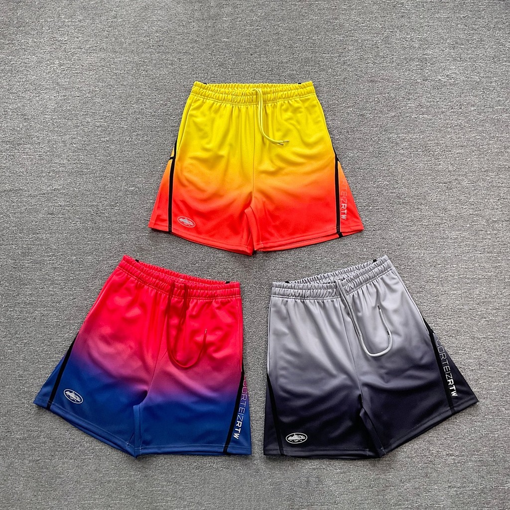 Corteiz americano High Street Hip Hop tendência verão esportes lazer gradiente reflexivo treinamento de Fitness cordão c