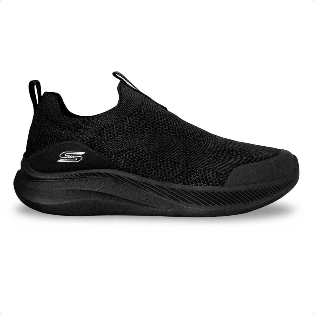 Tênis Skechers Masculino Slip on Bobs Moda Flex Broad Acre