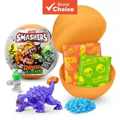 ZURU Smashers Surpresa Caixa-Cega Dinossauro vs Alienígenas Cápsula Planeta Brinquedos para Meninos Presente de