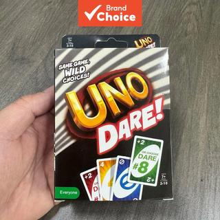 Jogo de Cartas Mattel Games UNO DARE, Jogo de Festa Familiar Multiplayer, Coleção de Cartas de Jogo Clássico, Presente