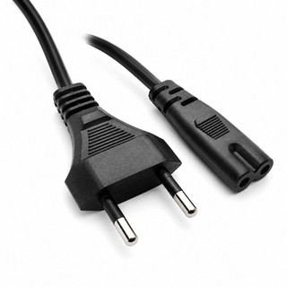 Cabo de Energia Bipolar  - Compatível com PS3, PS4, Impressoras, Rádios e Mais