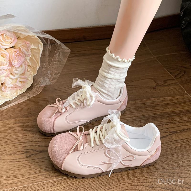Novo Fundo Plano Sola Macia Respirável Esportes E Lazer Sapatos De Balé Para Mulher