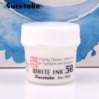 Kure Bambu Pigmento Branco Tinta Branca Aquarela Destaque Tinta Opaca Comic Liquid 30ml