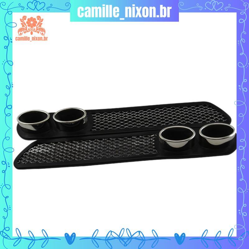 2 Pçs Carro Universal Tubo De Escape Fita Adesiva Simulação Grade Duplo Ventilação