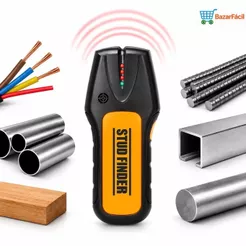 Detector de Tubos e Fios na Parede – Localiza Metal, PVC e Madeira