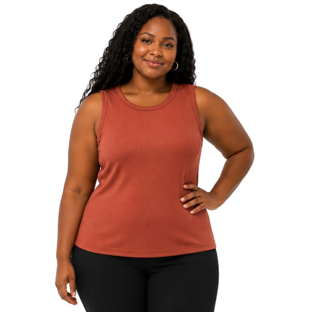 Blusa Regata Feminina Plus Size