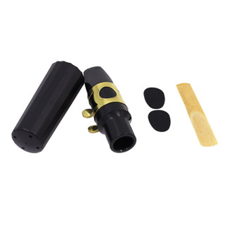 Freelover-BR SIUKE Tenor Sax Saxofone Bocal Plástico com Tampa Fivela de Metal Reed Patches Almofadas Almofadas