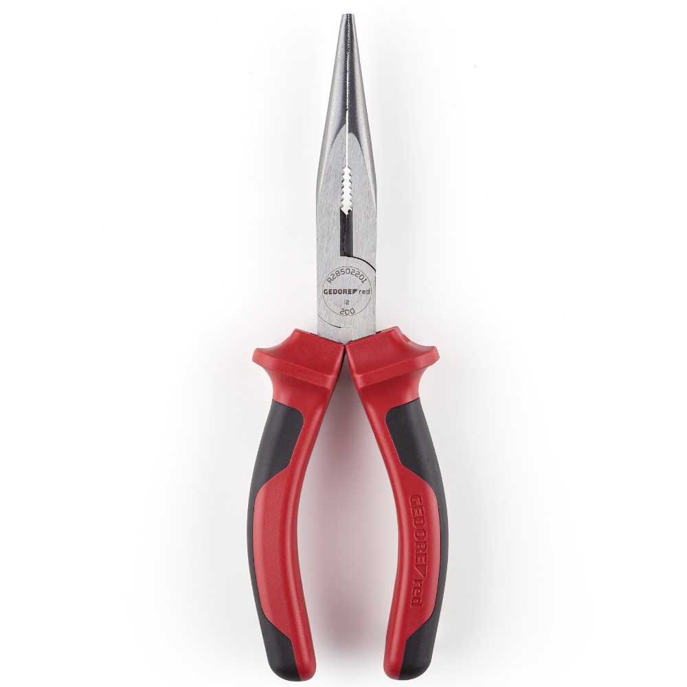 Alicate bico meia cana reto 6.1/2" isolado - 3301823 Gedore red