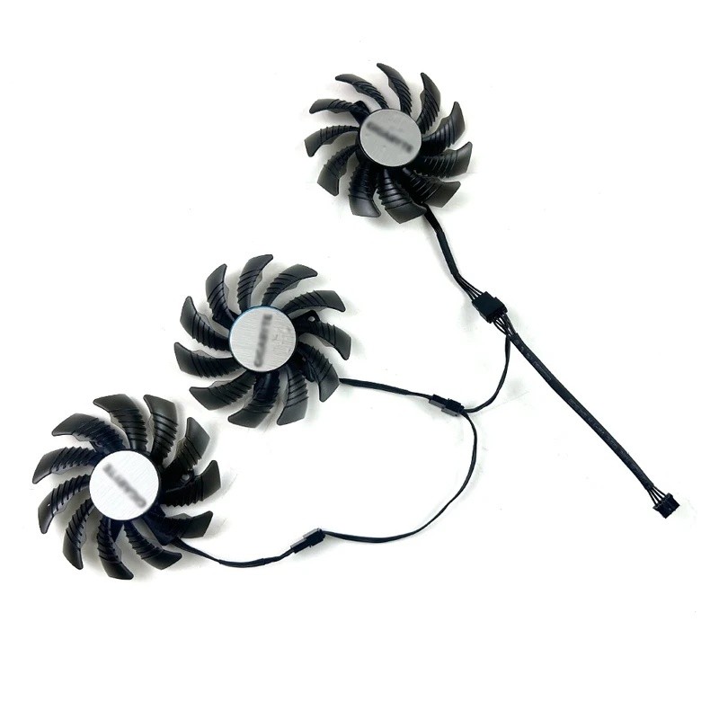 Novo Ventilador De Refrigeração 75mm 4pin PLD08010S12HH Para GIGABYTE GeForce RTX4070 4070ti WINDFORCE OC Substituição D