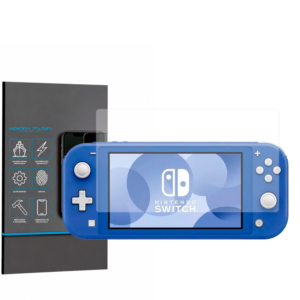 Película Hidrogel HD Frontal Para Video Game Nintendo For Switch Lite