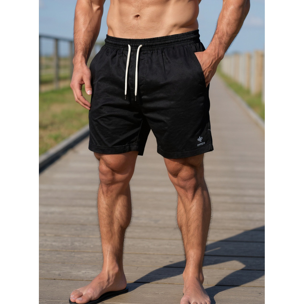 Kit 2 Bermudas Masculinas Linho Elastano Praiana Confortável Verão — Numa