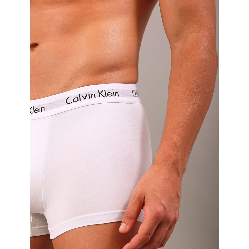 Underwear Trunk Modal Com Elastano Cueca Calvin Klein - Branco — imagem 2 de 2