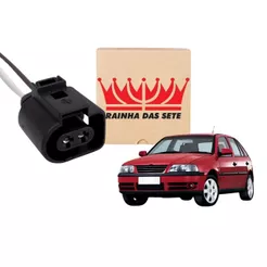 CHICOTE ELÉTRICO ALTERNADOR - PLUG ALTERNADOR 2 VIAS PARA AMAROK GOL G3 GOLF JETTA SAVEIRO FH13 AUDI