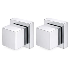 Kit de 2 Acabamentos para Registro Quadrado 1/2 ou 3/4 Padrão Deca Resistente