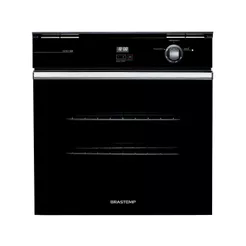 Forno de Embutir a Gás Brastemp 78 Litros Preto com Grill e Timer Touch - BOA84AE