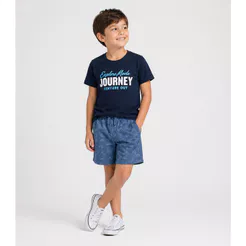 Conjunto Camiseta Com Bermuda Select Azul