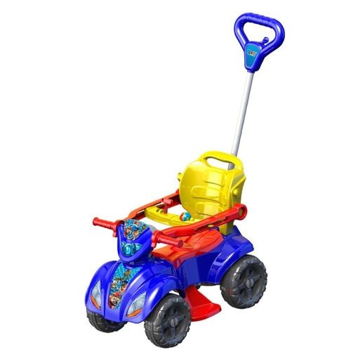 Quadriciclo Infantil Cachorro Azul Design Divertido Seguro Diversao Ao Ar Livre