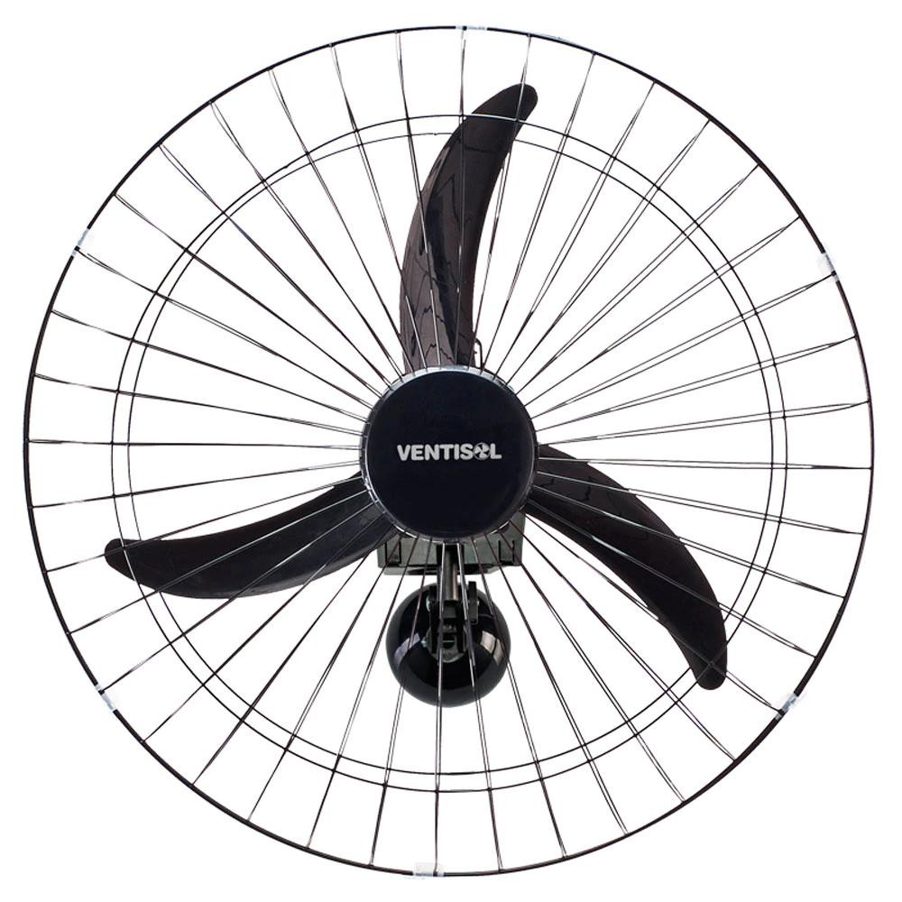 Ventilador Parede Ventisol Premium 60cm Preto 220V Potente Silencioso para Lojas e Ambientes Amplos em Oferta na Shopee
