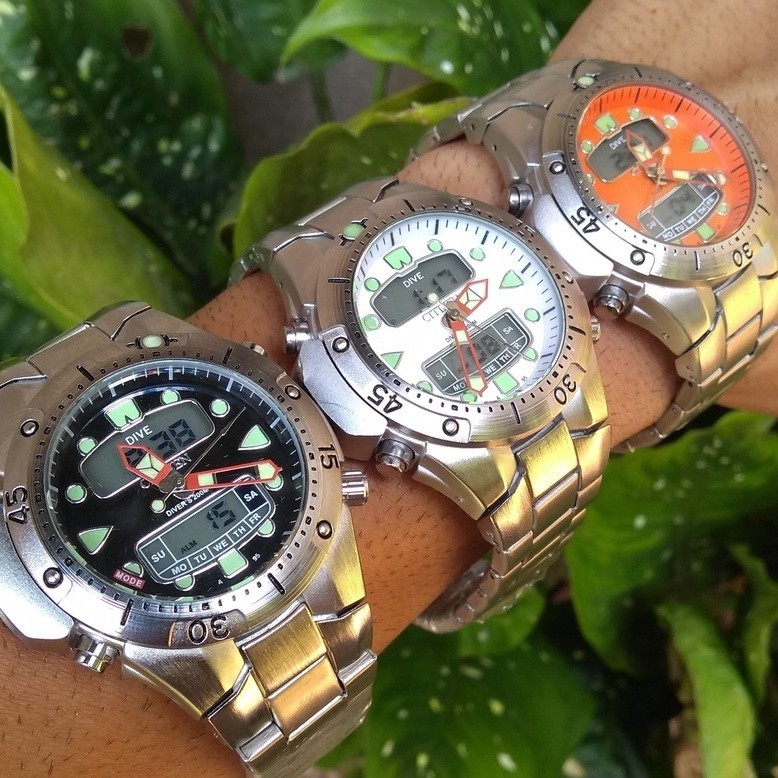 Relógio Citizen Aqualand Pulseira de Metal + Caixa Brinde 2026