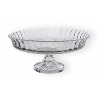 Fruteira Centro de Mesa de Vidro com Pé 30cm Tripoli Lehavi