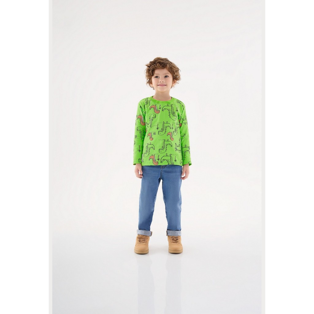 Camiseta Manga Longa Infantil para Meninos Up Baby · foto 2