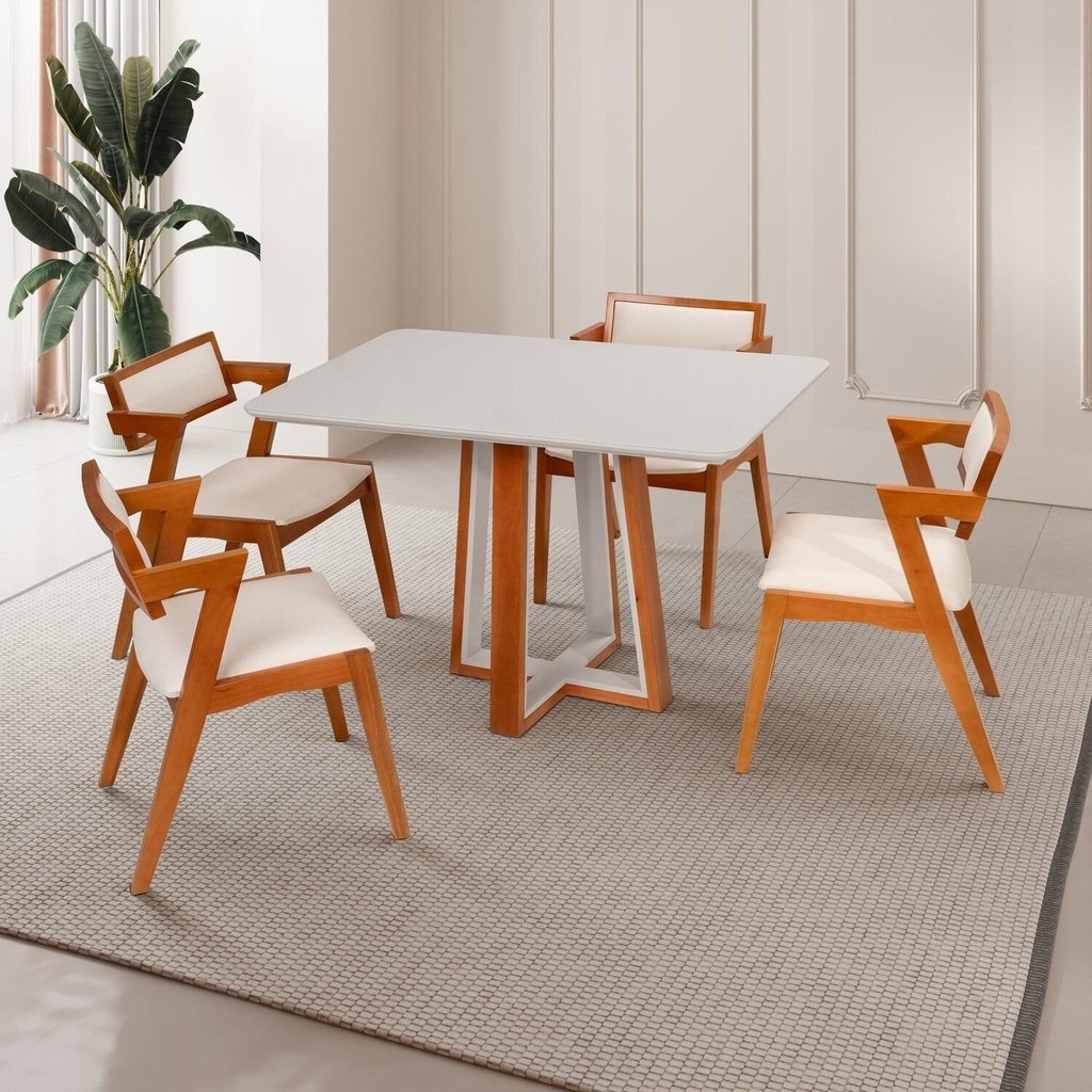 Cadeira de Madeira Maciça com Estofado na Black Friday 2025 | BuscaProdutos